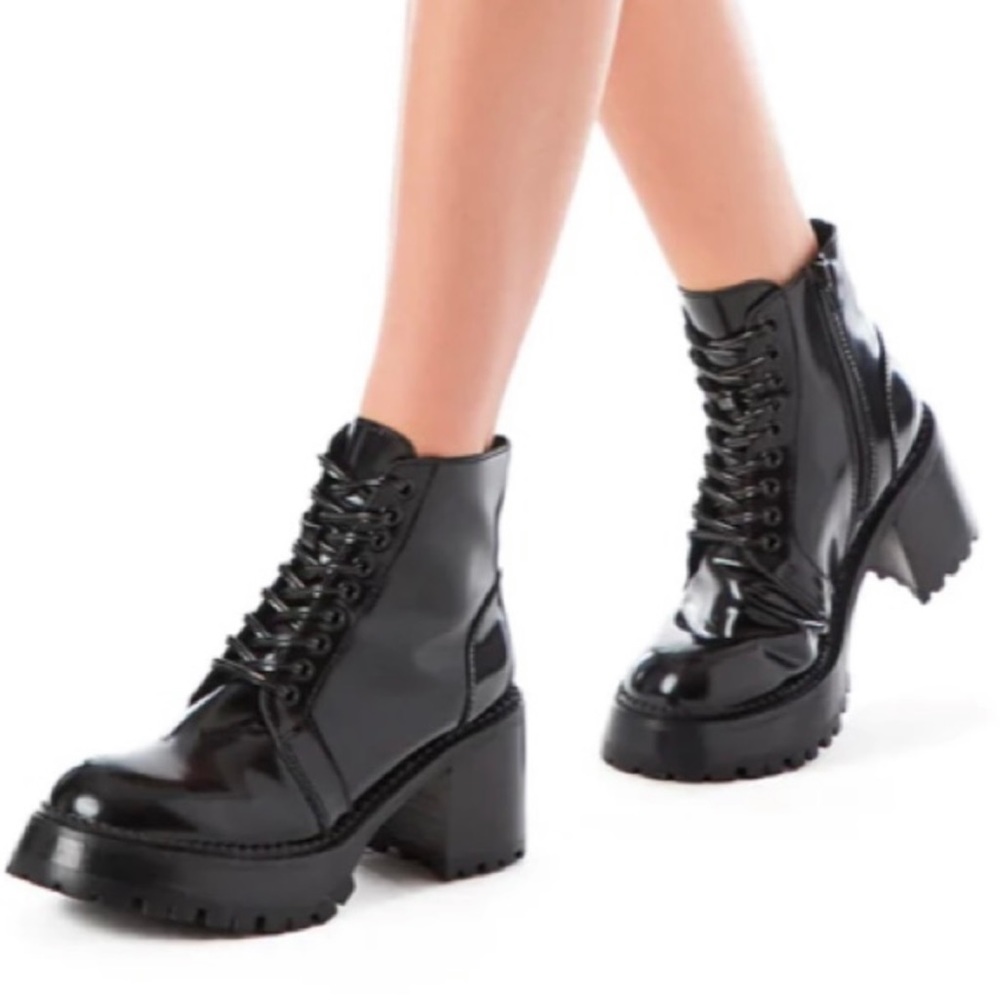 Black Helter Jeffrey Campbell Platform Boots